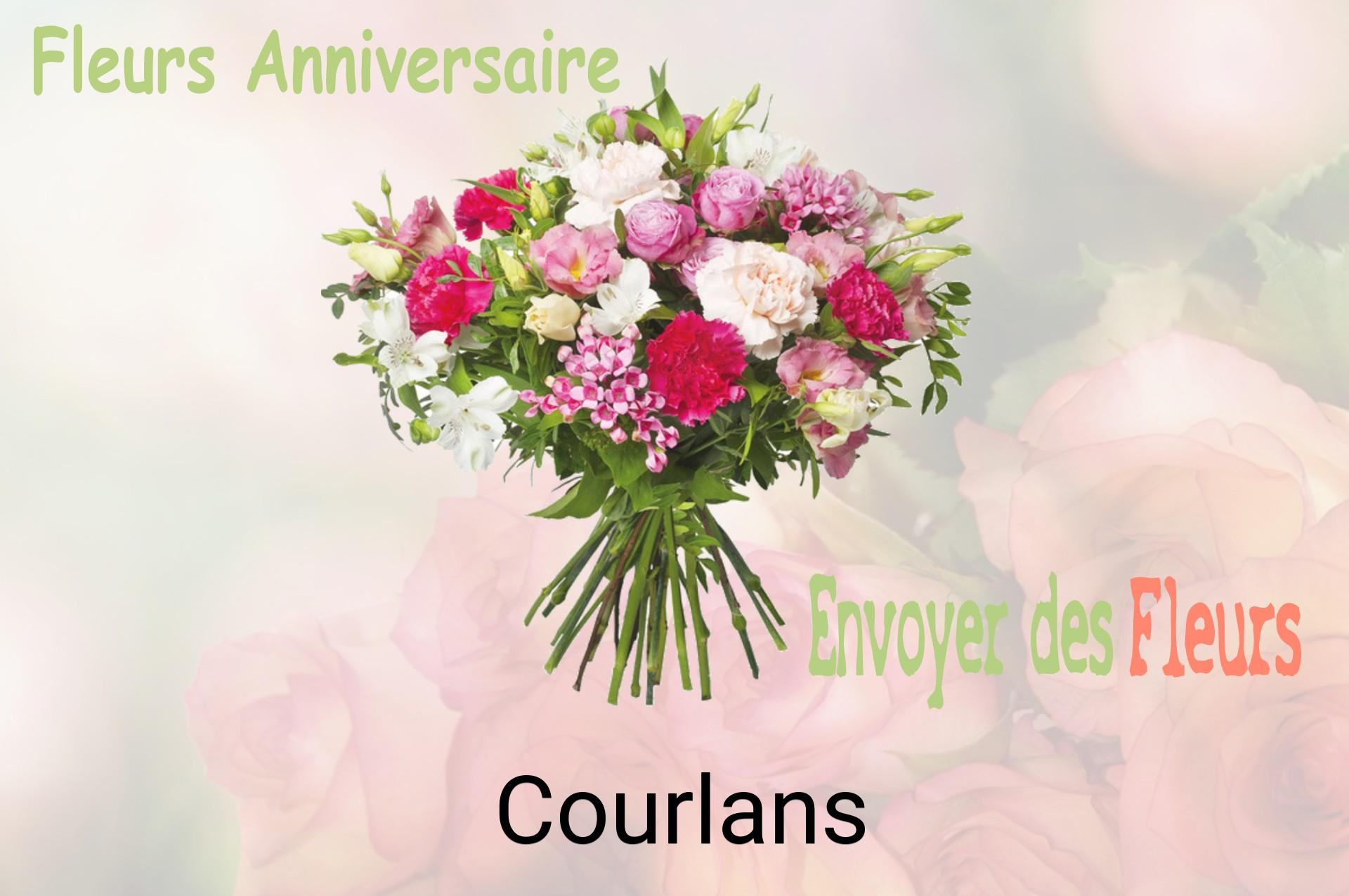 Bouquet de fleurs d’anniversaire livré à Courlans
